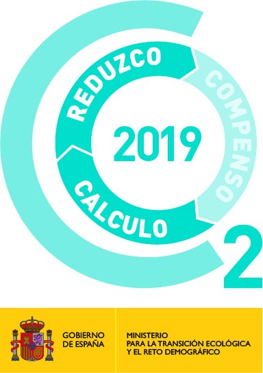 Sello Huella Carbono CALCULO + REDUZCO 2019